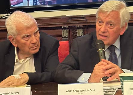 Aurelio Misiti e Adriano Giannola (Presidente Svimez)