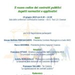 Giovedì a Cosenza si discute del Nuovo Codice Contratti Pubblici con Ance e Ordine Ingegneri