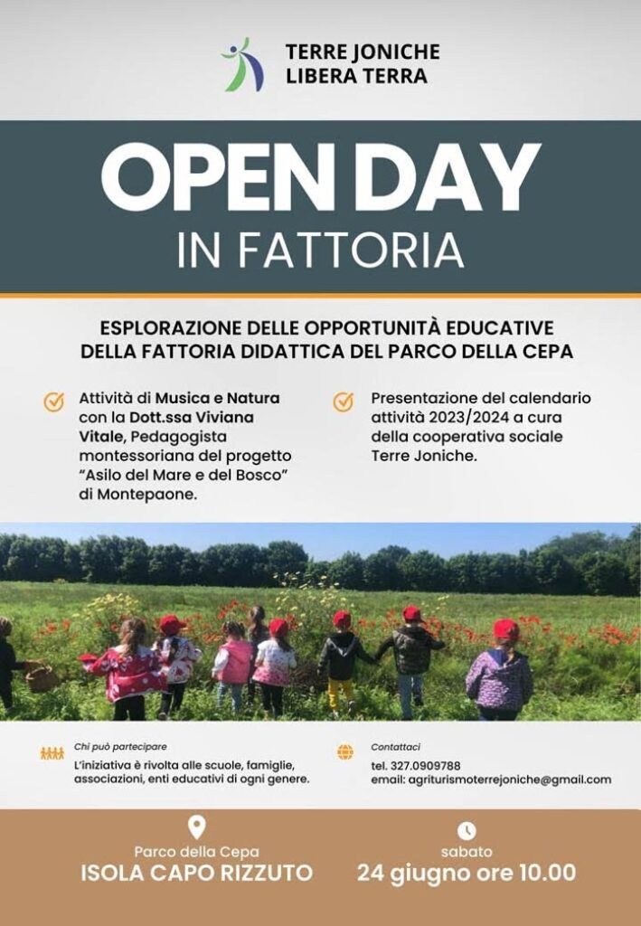 Sabato l'evento alla Fattoria Didattica del Parco della Cepa