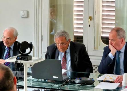 giuliano Amato, Franco Bassanini e Roberto Calderoli al tavolo del Comitato LEP