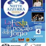 Il 4 agosto torna La Notte Azzurra