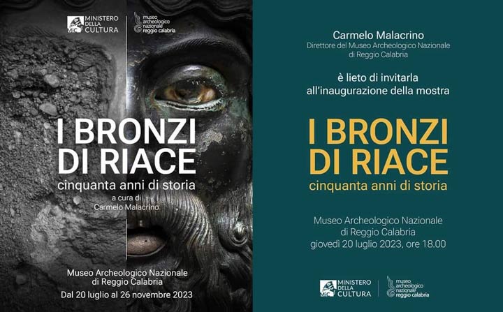 Al MarRC s'inaugura la mostra sui Bronzi di Riace