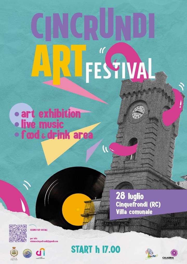 Venerdì la prima edizione di Cincrundi Art Festival
