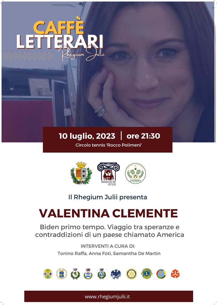 Caffè Letterari, lunedì incontro con la giornalista Valentina Clemente
