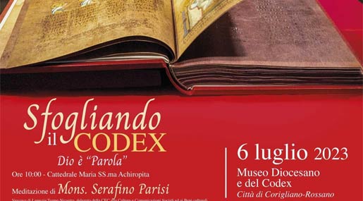 Domani lo sfoglio del Codex Purpureus Rossanensis