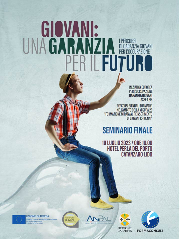 Lunedì 10 il seminario conclusivo di "Giovani: Una garanzia per il futuro"