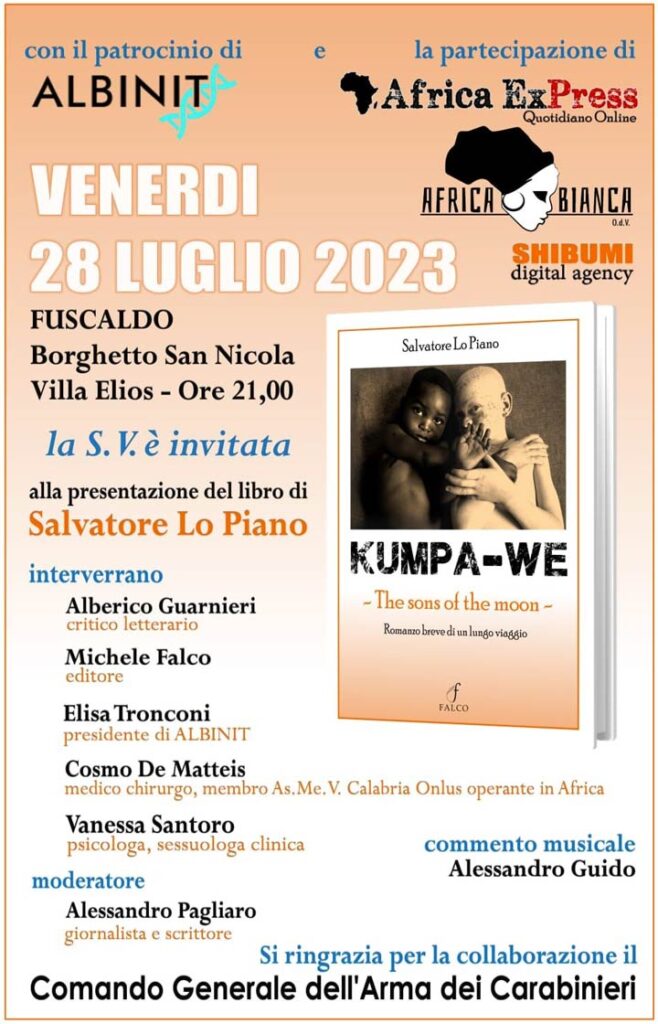 Venerdì si presenta il libro "Kumpa-We, the song of the moon"