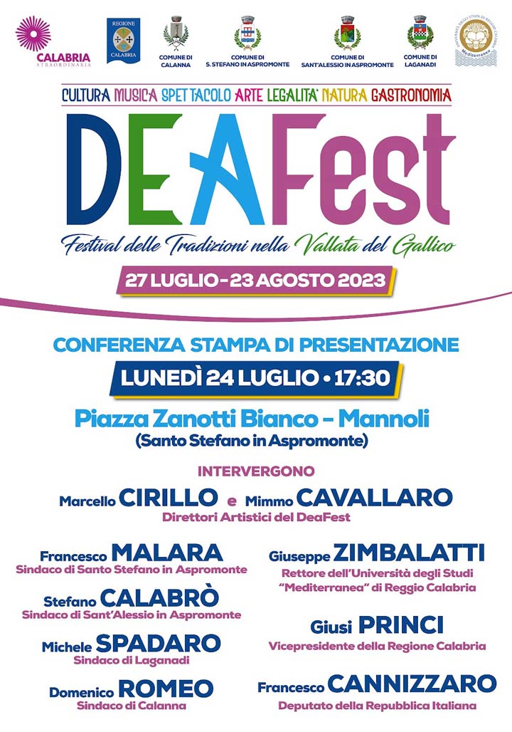 Lunedì si presenta il DeaFest
