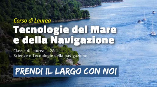 All'Unical parte il corso di Laurea in Tecnologie del Mare e della Navigazione