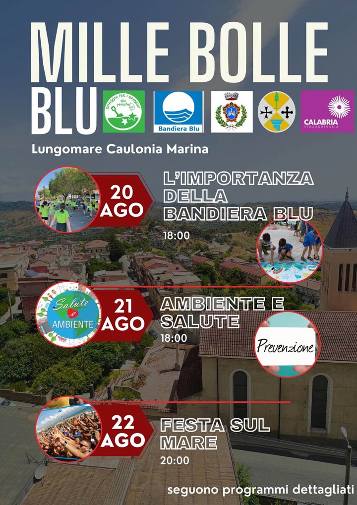 A Caulonia la tre giorni dedicati alla Bandiera Blu