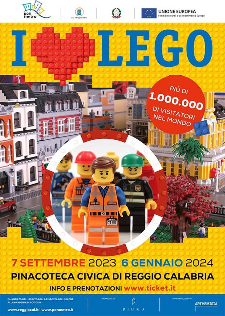 Dal 7 settembre la mostra "I love Lego"