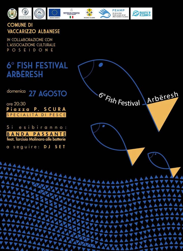 A Vaccarizzo Albanese domenica il Fish Festival arberesh