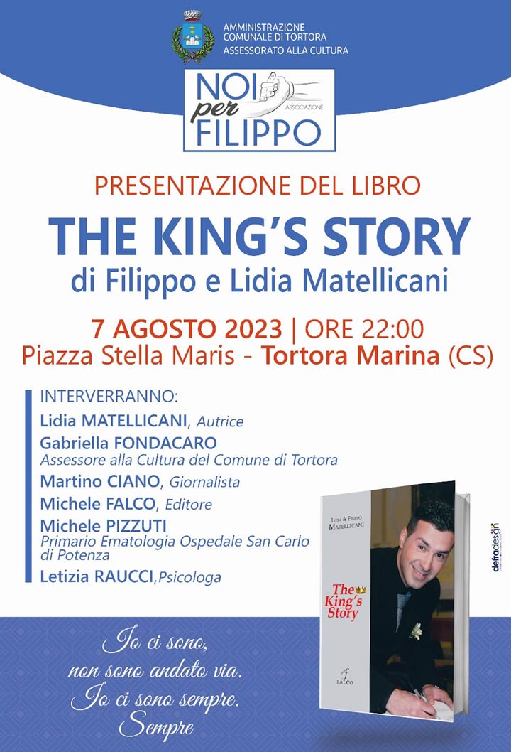 Lunedì il libro "The king's story"
