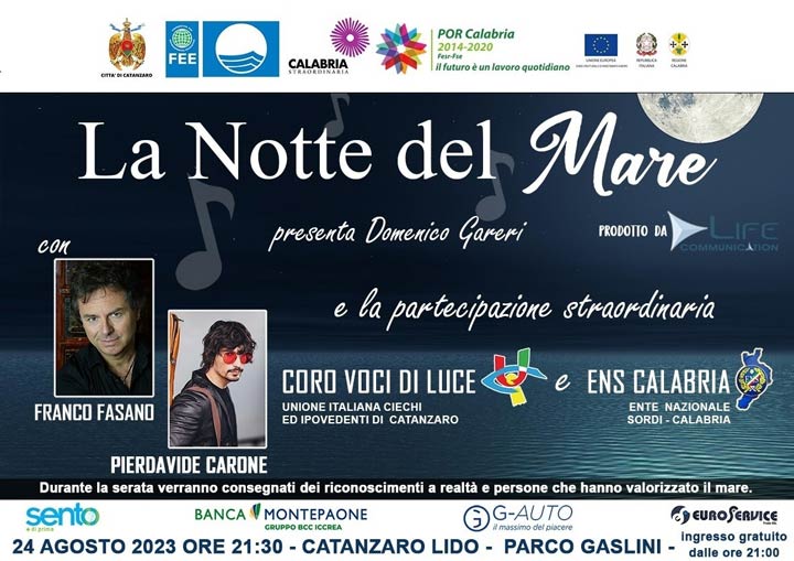 Giovedì "La Notte del mare"