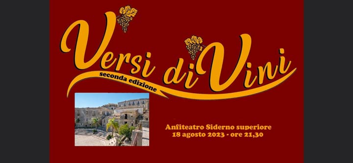 Il 18 agosto a Siderno Versi diVini