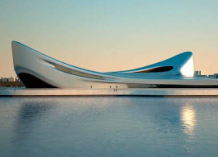 Il progetto di Zaha Hadid per il Museo del Mare di Reggio Calabria