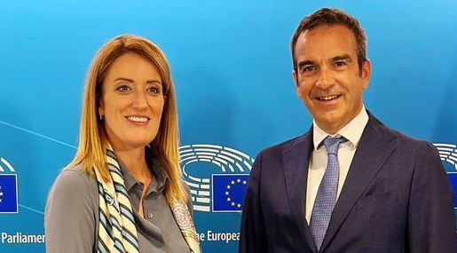 Parlamento Ue, il presidente Occhiuto incontra la presidente Metsola: Focus su politiche di coesione
