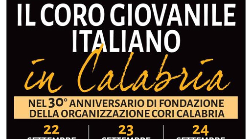 A Catanzaro, Vibo e Caulonia il concerto del Coro Giovanile Italiano