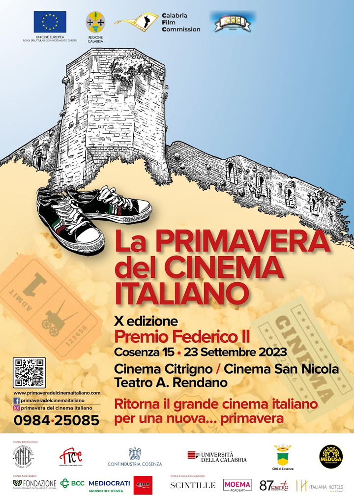 Dal 15 settembre "La Primavera del Cinema Italiano – Premio Federico II"