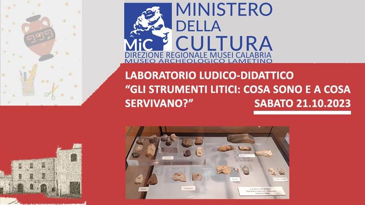 Sabato il laboratorio ludico-didattico dedicato agli strumenti litici