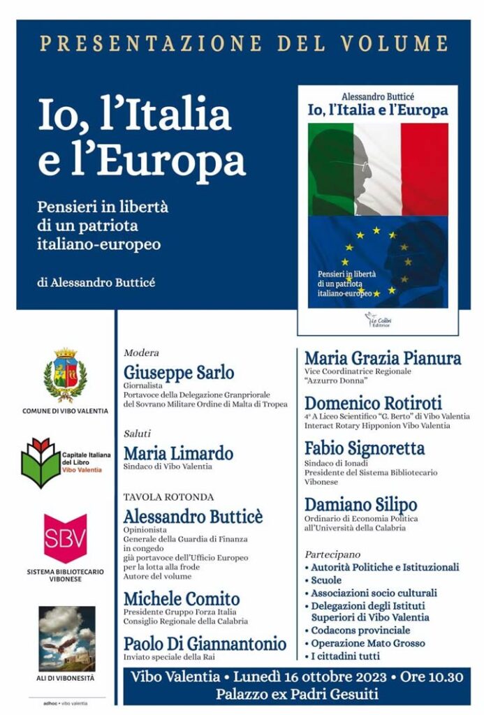 Lunedì si presenta libro di Butticè