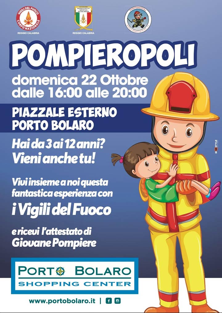 Domenica a Porto Bolaro la prima edizione di Pompieropoli