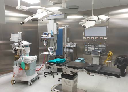 La sala operatoria dell'Ospedale di Locri