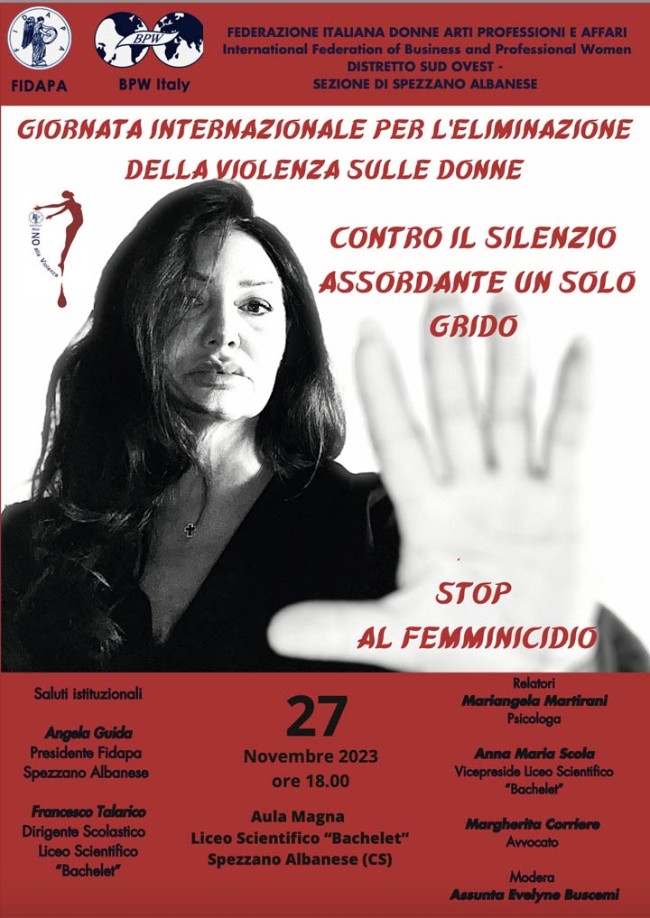 Il 27 novembre il convegno sul contrasto alla violenza sulle donne