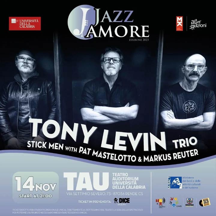 Il concerto del Tony Levin Trio
