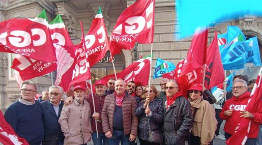 A Catanzaro, Cosenza e Reggio i sindacati in piazza contro la legge di bilancio