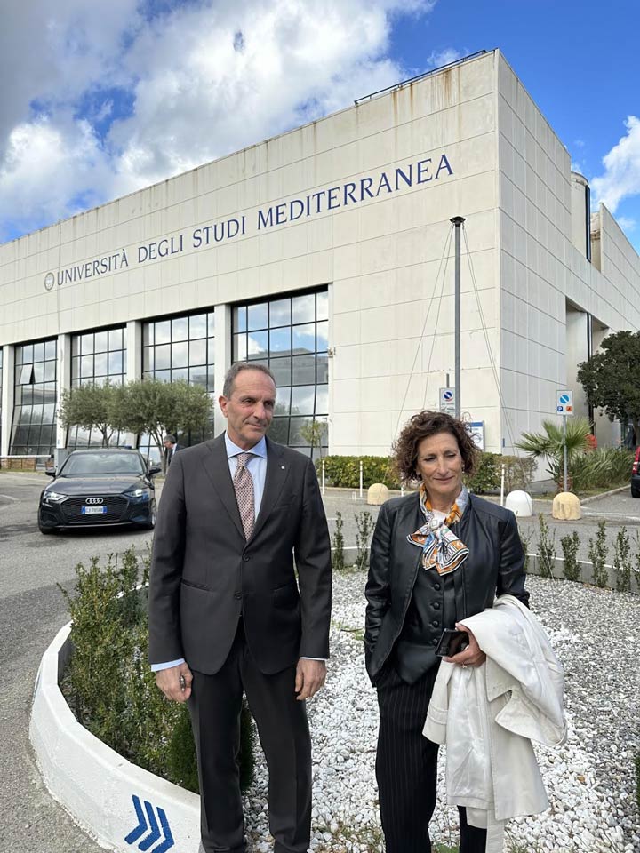 Il prefetto di RC Clara Vaccaro in visita istituzionale alla Mediterranea
