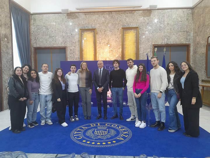 Il sindaco di CS Caruso incontra gli studenti della magistrale in Valorizzazione dei sistemi turistici dell'Unical