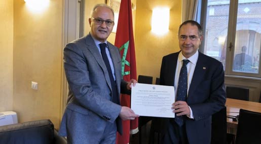 Il calabrese Domenico Naccari è il nuovo Console del Marocco