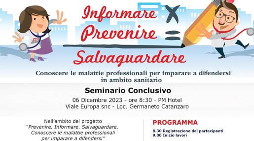 A Catanzaro si presenta il report sulle malattie professionali