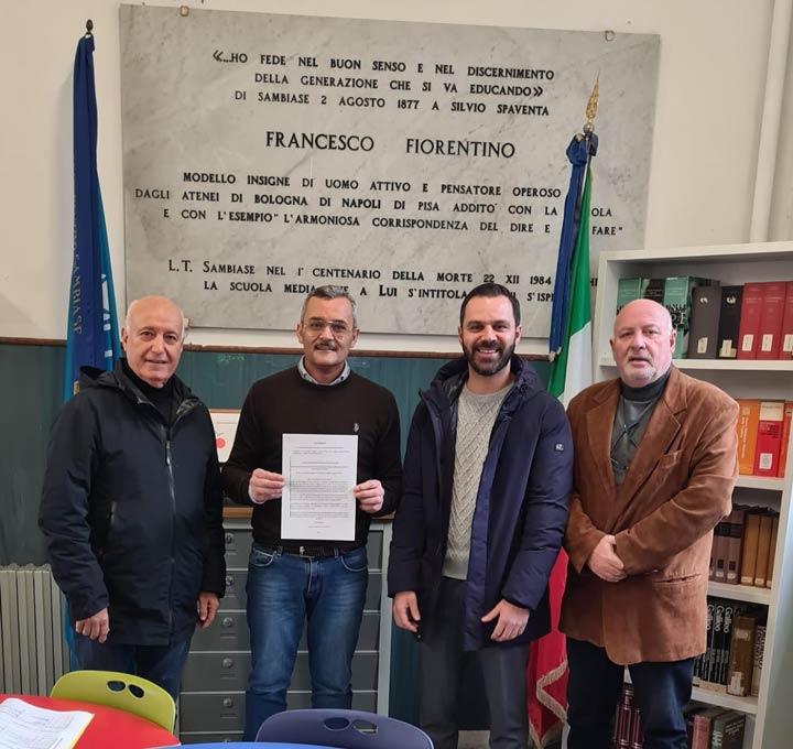 LAMEZIA - Accordo tra IC Borrello Fiorentino e Comitato per i 100 anni di Franco Costabile