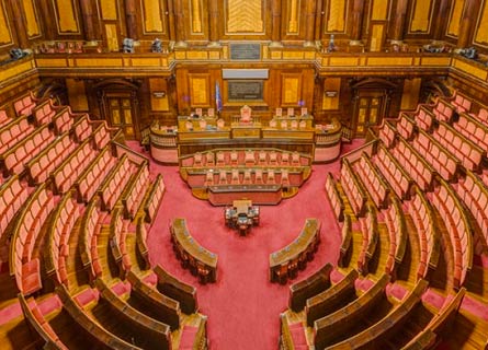 L'Aula del Senato: oggi il voto per l'autonomia differenziata