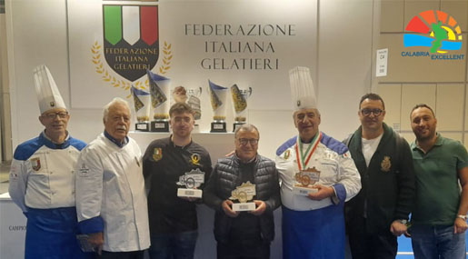 L'Antica gelateria Fortino di Cariati premiata al Sigep di Rimini