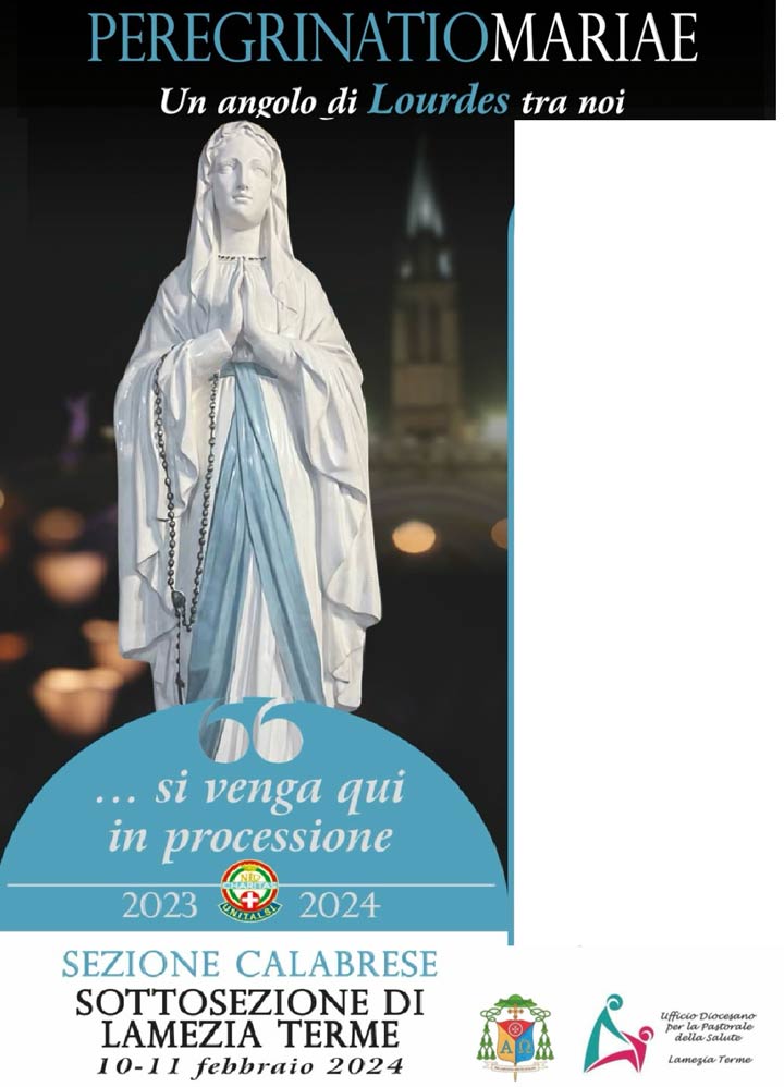 LAMEZIA TERME (CZ) - Giornata mondiale del malato, peregrinatio dell’effigie della Madonna di Lourdes in diocesi