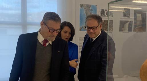 Il direttore generale Musei Massimo Osanna in visita al MArRC