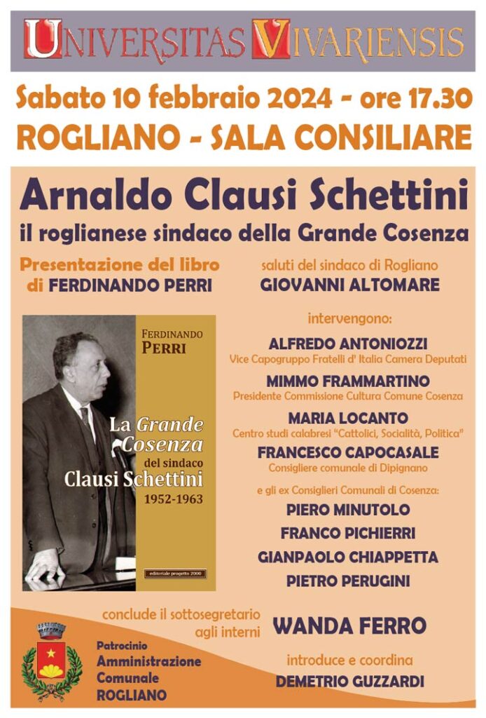 Sabato si presenta il libro sulla "Grande Cosenza"