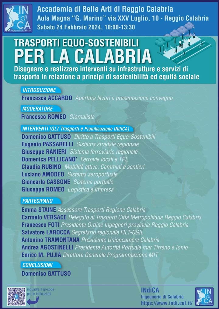 All'Aba il convegno di studi sulla mobilità equo-sostenibile in Calabria