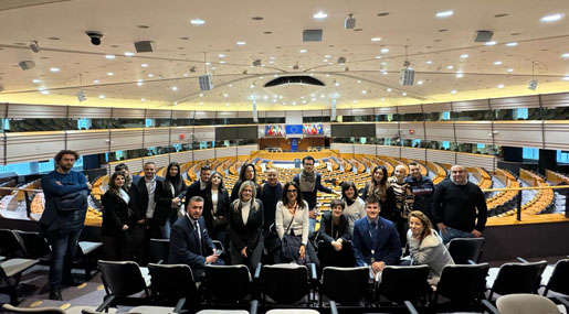 L'associazione Atena Mediterranea in visita a Bruxelles
