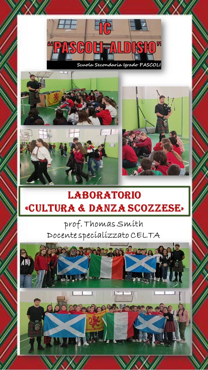 CATANZARO - Al Pascoli-Aldisio un laboratorio di cultura e danza scozzese