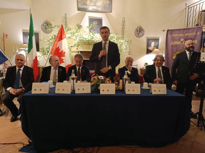 Visita del governatore del Distretto 108YA Pasquale Bruscino al Lions Club Catanzaro