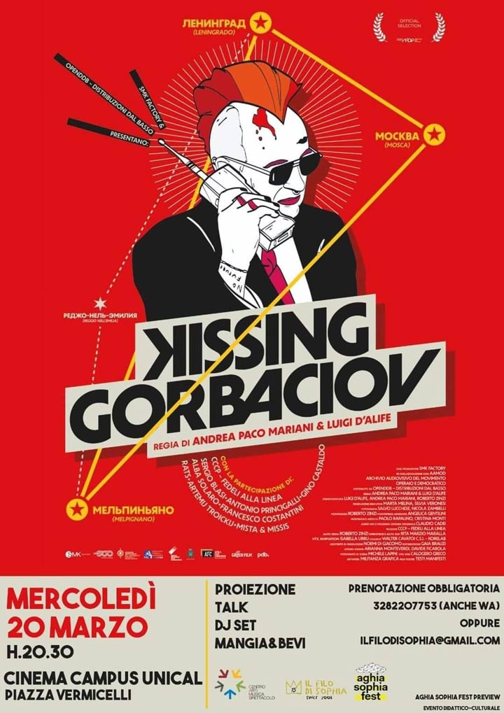 Il film Kissing Gorbaciov sbarca all'Unical