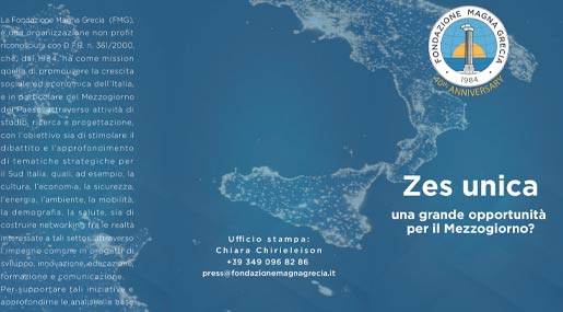 Lunedì a Palermo con la Fondazione Magna Grecia si parla di Zes Unica