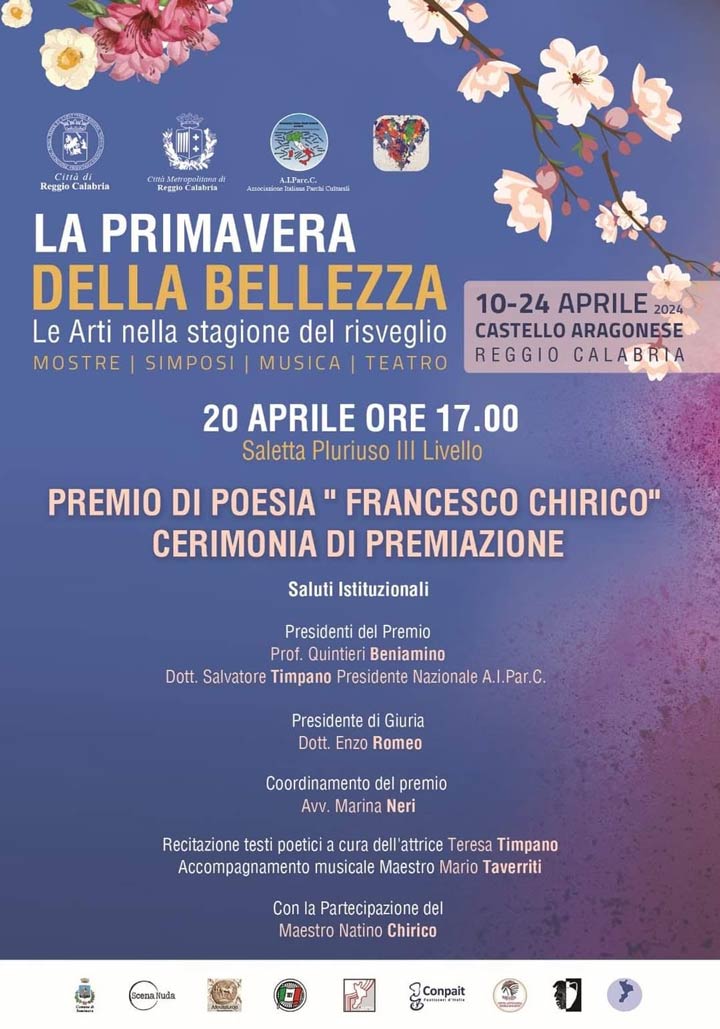 La Primavera della Bellezza, a Reggio la due giorni dedicata alla Poesia