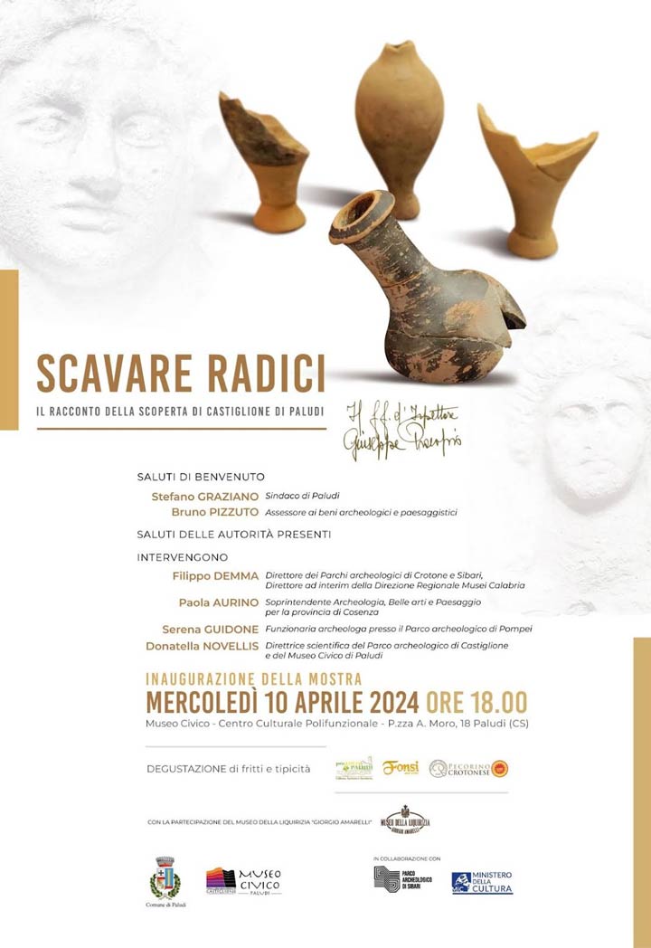 Al Museo Civico s'inaugura la mostra "Scavare Radici"