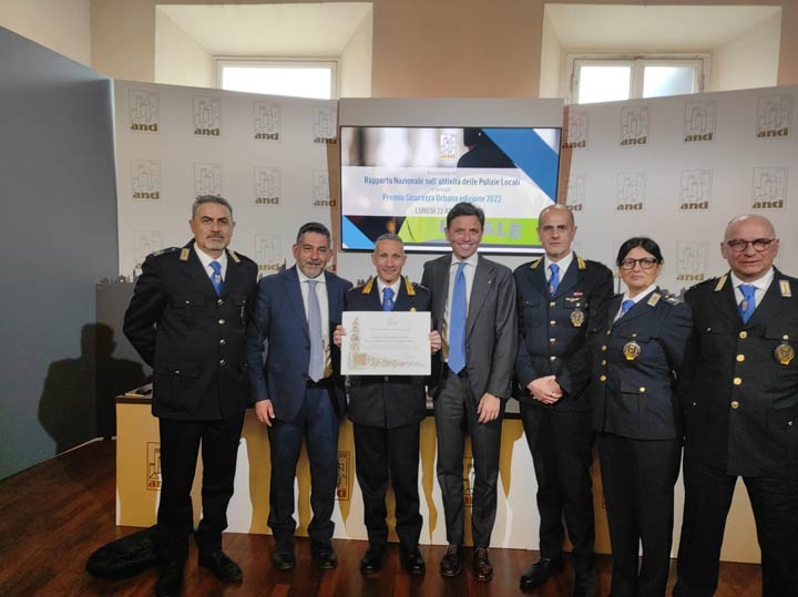 REGGIO CALABRIA - Premio “Sicurezza urbana Anci 2023” alla polizia locale