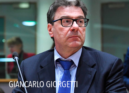 Il Ministro dell'Economia Giancarlo Giorgetti